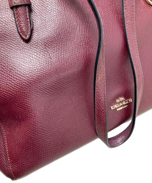COACH（コーチ）COACH (コーチ) COACH 2WAYショルダーバッグ ワインレッドの古着・服飾アイテム