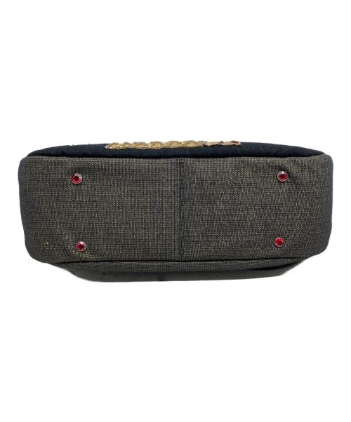 Think Bee!（シンクビー!）Think Bee! (シンクビー!) Think Bee! トートバッグ ブラック×ゴールドの古着・服飾アイテム