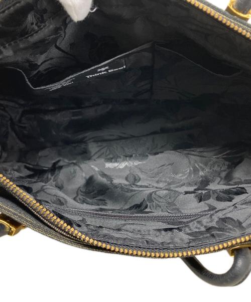 Think Bee!（シンクビー!）Think Bee! (シンクビー!) Think Bee! トートバッグ ブラック×ゴールドの古着・服飾アイテム