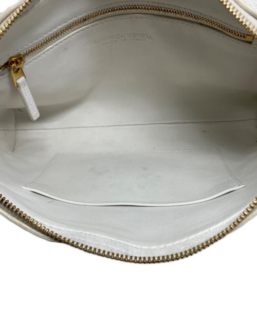BOTTEGA VENETA（ボッテガベネタ）BOTTEGA VENETA (ボッテガベネタ) BOTTEGA VENETA イントレチャート ショルダーバッグ ホワイトの古着・服飾アイテム