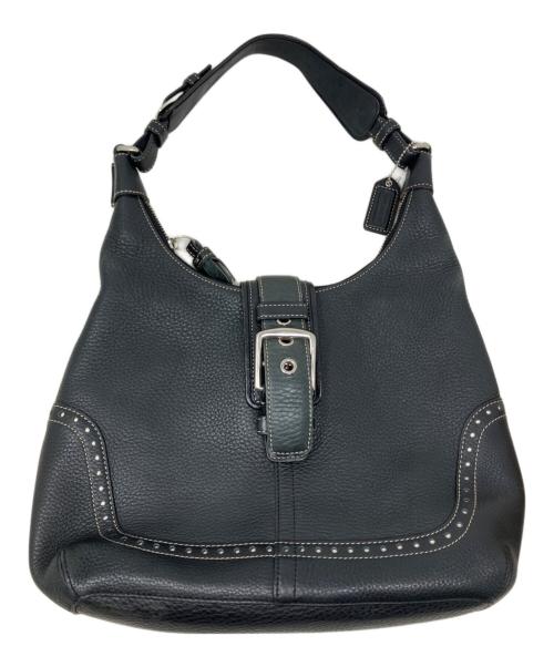 COACH（コーチ）COACH (コーチ) COACH ハンプトンズ ショルダーバッグ ブラックの古着・服飾アイテム