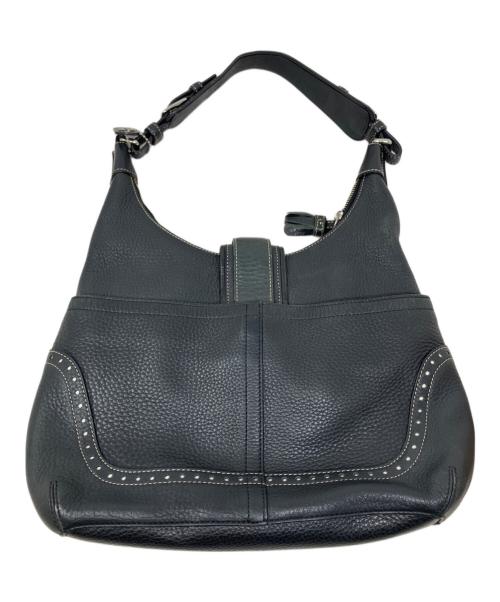 COACH（コーチ）COACH (コーチ) COACH ハンプトンズ ショルダーバッグ ブラックの古着・服飾アイテム