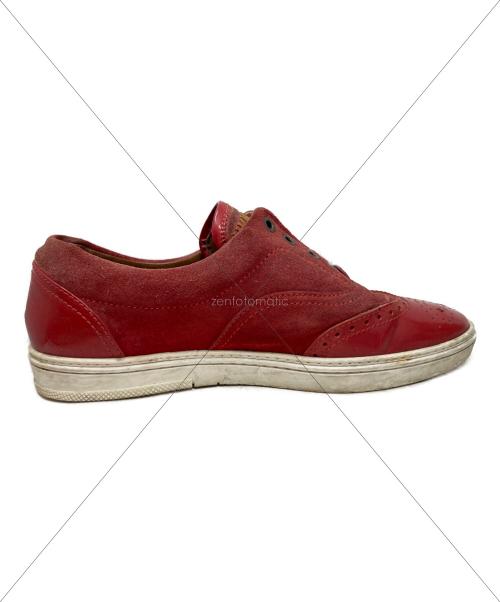 JIMMY CHOO（ジミーチュウ）JIMMY CHOO (ジミーチュウ) JIMMY CHOO メダリオンスニーカー レッド サイズ:26㎝の古着・服飾アイテム