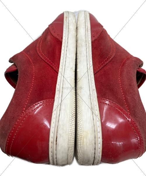 JIMMY CHOO（ジミーチュウ）JIMMY CHOO (ジミーチュウ) JIMMY CHOO メダリオンスニーカー レッド サイズ:26㎝の古着・服飾アイテム