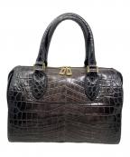 LEATHER JEWELSレザージュエルズ）の古着「LEATHER JEWELS ハンドバッグ」｜ブラウン