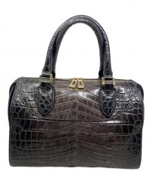 LEATHER JEWELS（レザージュエルズ）の古着「LEATHER JEWELS ハンドバッグ」｜ブラウン