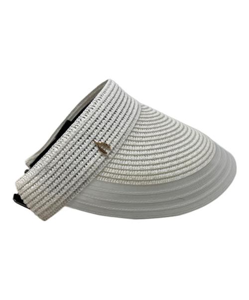 shinjeo（shinjeo）shinjeo (shinjeo) shinjeo サンバイザー ホワイトの古着・服飾アイテム