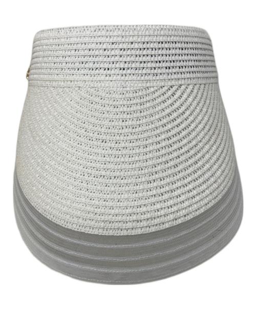 shinjeo（shinjeo）shinjeo (shinjeo) shinjeo サンバイザー ホワイトの古着・服飾アイテム