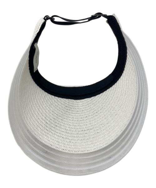 shinjeo（shinjeo）shinjeo (shinjeo) shinjeo サンバイザー ホワイトの古着・服飾アイテム