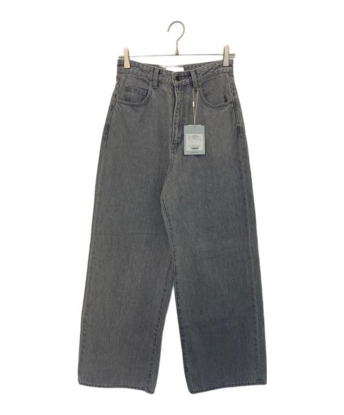 Sea Room lynn（シールームリン）Sea Room Lynn (シールームリン) Sea Room Lynn ワイドデニムパンツ グレー サイズ:SIZE W24 未使用品の古着・服飾アイテム