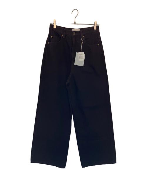 Sea Room lynn（シールームリン）Sea Room Lynn (シールームリン) Sea Room Lynn ワイドデニムパンツ ブラウン サイズ:SIZE W24 未使用品の古着・服飾アイテム
