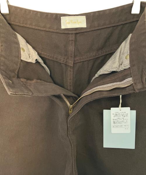 Sea Room lynn（シールームリン）Sea Room Lynn (シールームリン) Sea Room Lynn ワイドデニムパンツ ブラウン サイズ:SIZE W24 未使用品の古着・服飾アイテム