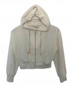 Sea Room lynnシールームリン）の古着「Sea Room Lynn パイルフーディパーカー」｜ホワイト