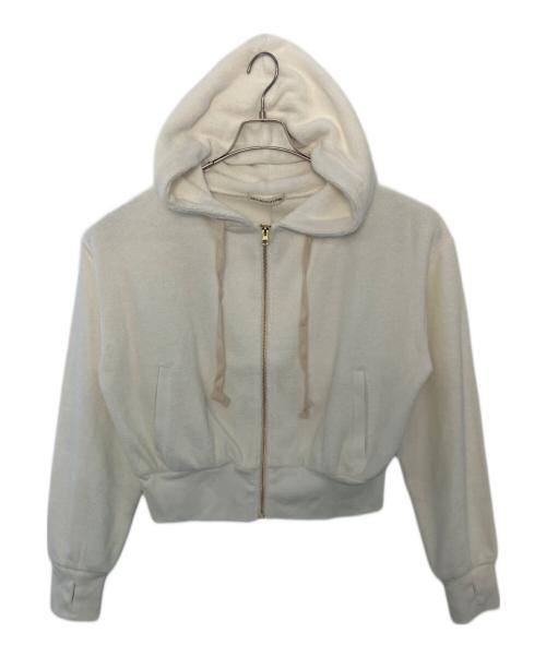 Sea Room lynn（シールームリン）Sea Room Lynn (シールームリン) Sea Room Lynn パイルフーディパーカー ホワイト サイズ:Free 未使用品の古着・服飾アイテム