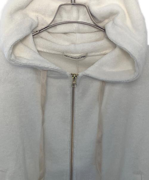 Sea Room lynn（シールームリン）Sea Room Lynn (シールームリン) Sea Room Lynn パイルフーディパーカー ホワイト サイズ:Free 未使用品の古着・服飾アイテム