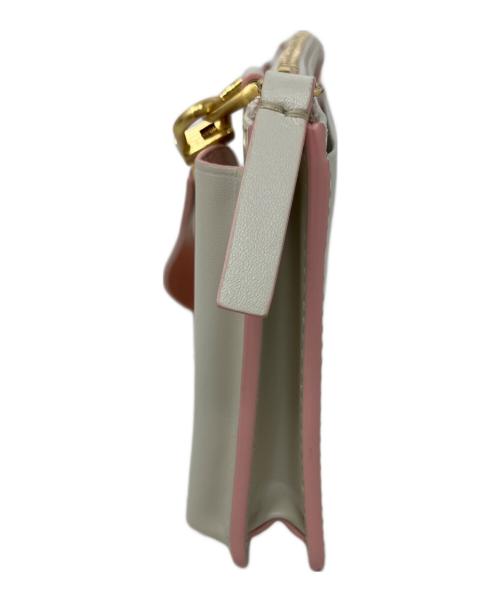 LE CHROMAQI（ルクロマキ）le chromaqi (ルクロマキ) le chromaqi ショルダーポーチ ベージュ×ピンク 未使用品の古着・服飾アイテム