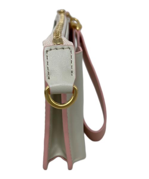 LE CHROMAQI（ルクロマキ）le chromaqi (ルクロマキ) le chromaqi ショルダーポーチ ベージュ×ピンク 未使用品の古着・服飾アイテム