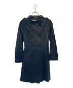 BALMAINバルマン）の古着「BALMAIN レザーコート」｜ブラック