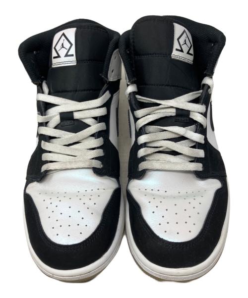 NIKE（ナイキ）NIKE (ナイキ) NIKE Air Jordan 1 Mid スニーカー ホワイト×ブラック サイズ:27㎝の古着・服飾アイテム