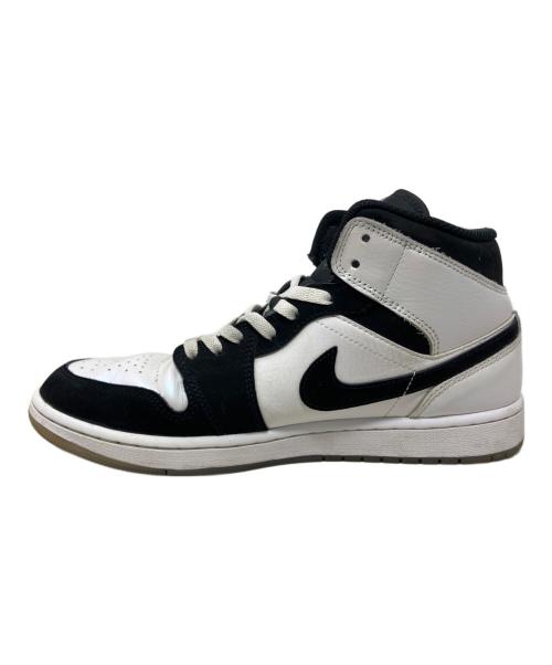 NIKE（ナイキ）NIKE (ナイキ) NIKE Air Jordan 1 Mid スニーカー ホワイト×ブラック サイズ:27㎝の古着・服飾アイテム