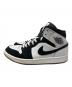 NIKE (ナイキ) NIKE Air Jordan 1 Mid スニーカー ホワイト×ブラック サイズ:27㎝：8000円