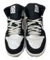 中古・古着 NIKE (ナイキ) NIKE Air Jordan 1 Mid スニーカー ホワイト×ブラック サイズ:27㎝：8000円