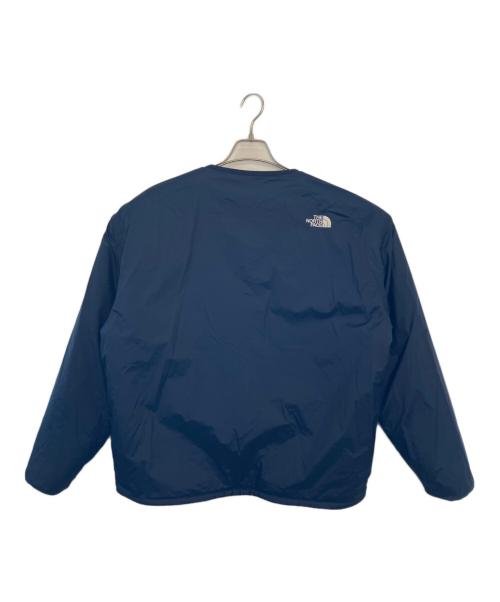 THE NORTH FACE（ザ ノース フェイス）THE NORTH FACE (ザ ノース フェイス) THE NORTH FACE リバーシブルエクストリームパイルカーディガン ネイビー×ベージュ サイズ:Lの古着・服飾アイテム