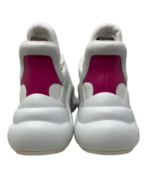 LOUIS VUITTON（ルイ ヴィトン）LOUIS VUITTON (ルイ ヴィトン) LOUIS VUITTON LVアークライト スニーカー ホワイト×ピンク サイズ:36の古着・服飾アイテム