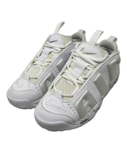 NIKE（ナイキ）NIKE (ナイキ) NIKE AIR MORE UPTEMPO LOW スニーカー ホワイト サイズ:24.5cmの古着・服飾アイテム