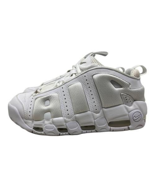 NIKE（ナイキ）NIKE (ナイキ) NIKE AIR MORE UPTEMPO LOW スニーカー ホワイト サイズ:24.5cmの古着・服飾アイテム