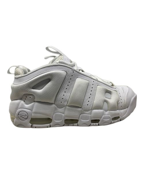 NIKE（ナイキ）NIKE (ナイキ) NIKE AIR MORE UPTEMPO LOW スニーカー ホワイト サイズ:24.5cmの古着・服飾アイテム