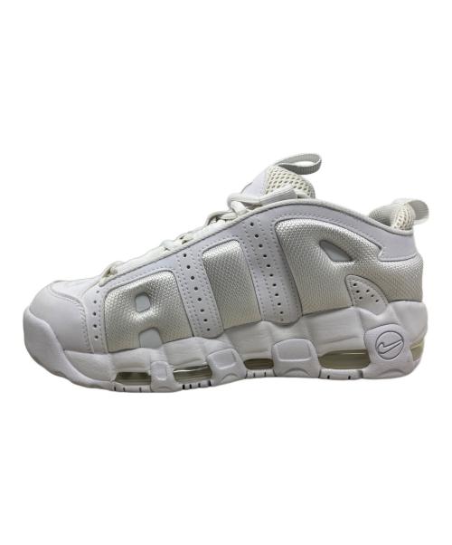 NIKE（ナイキ）NIKE (ナイキ) NIKE AIR MORE UPTEMPO LOW スニーカー ホワイト サイズ:24.5cmの古着・服飾アイテム