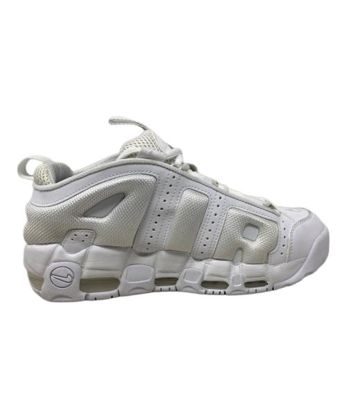 NIKE（ナイキ）NIKE (ナイキ) NIKE AIR MORE UPTEMPO LOW スニーカー ホワイト サイズ:24.5cmの古着・服飾アイテム