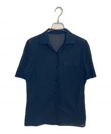 Christian Dior（クリスチャン ディオール）の古着「Christian Dior 半袖シャツ」｜ネイビー