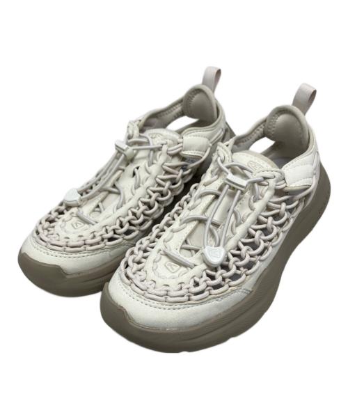 KEEN（キーン）KEEN (キーン) KEEN ユニーク ダブルケー スニーカー ベージュ サイズ:24.5cmの古着・服飾アイテム