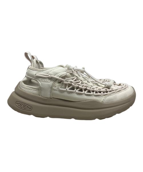 KEEN（キーン）KEEN (キーン) KEEN ユニーク ダブルケー スニーカー ベージュ サイズ:24.5cmの古着・服飾アイテム