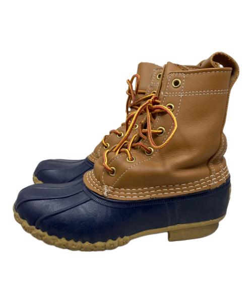 bean boots L.L.Bean（bean boots L.L.Bean）bean boots L.L.Bean (bean boots L.L.Bean) bean boots L.L.Bean ブーツ ブラウン×ネイビー サイズ:-の古着・服飾アイテム