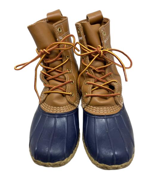 bean boots L.L.Bean（bean boots L.L.Bean）bean boots L.L.Bean (bean boots L.L.Bean) bean boots L.L.Bean ブーツ ブラウン×ネイビー サイズ:-の古着・服飾アイテム
