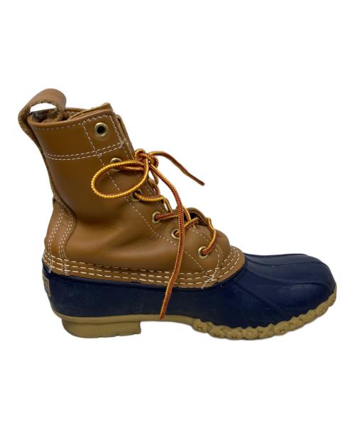bean boots L.L.Bean（bean boots L.L.Bean）bean boots L.L.Bean (bean boots L.L.Bean) bean boots L.L.Bean ブーツ ブラウン×ネイビー サイズ:-の古着・服飾アイテム
