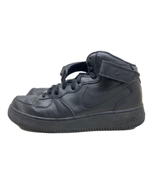 NIKE（ナイキ）NIKE (ナイキ) NIKE AIR FORCE 1 ハイカットスニーカー ブラック サイズ:28㎝の古着・服飾アイテム
