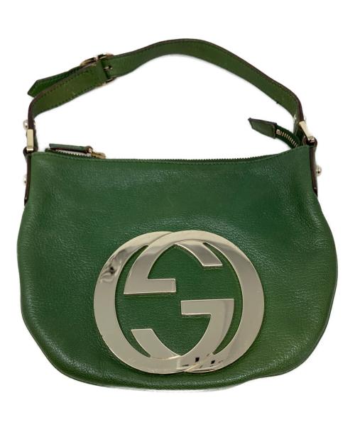 GUCCI（グッチ）GUCCI (グッチ) GUCCI ハンドバッグ グリーンの古着・服飾アイテム