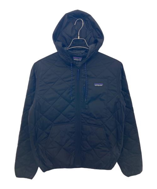 Patagonia（パタゴニア）Patagonia (パタゴニア) Patagonia ダイアモンドキルテッドボマーフーディ ジャケット ブラック サイズ:Sの古着・服飾アイテム