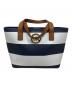 MICHAEL KORS（マイケル・コース）の古着「MICHAEL KORS ハンドバッグ」｜ホワイト×ネイビー