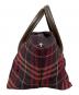 BURBERRY BLUE LABEL (バーバリー ブルー レーベル) BURBERRY BLUE LABEL ハンドバッグ ブラウン×レッド：6000円