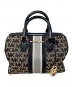 MICHAEL KORSマイケル・コース）の古着「MICHAEL KORS 2WAYバッグ」｜ブラック×ベージュ