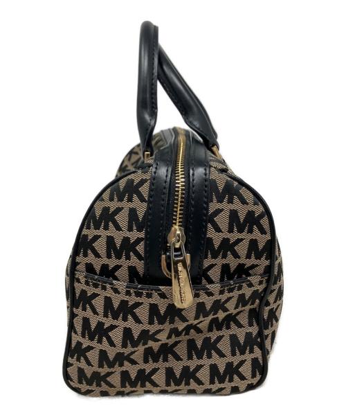 MICHAEL KORS（マイケル・コース）MICHAEL KORS (マイケル・コース) MICHAEL KORS 2WAYバッグ ブラック×ベージュの古着・服飾アイテム