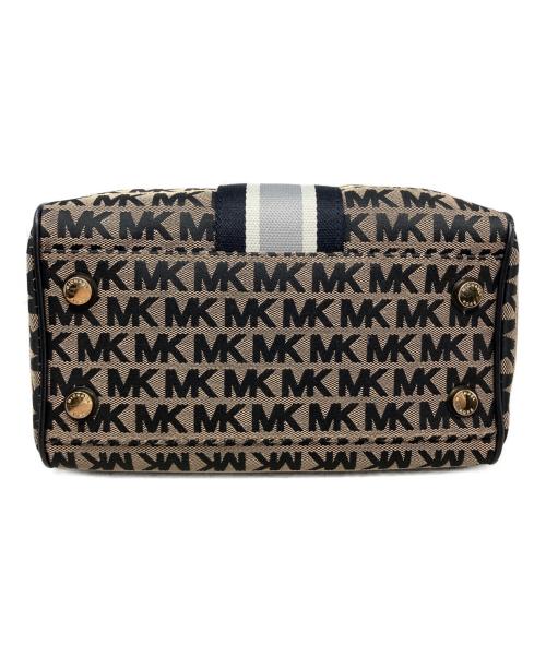 MICHAEL KORS（マイケル・コース）MICHAEL KORS (マイケル・コース) MICHAEL KORS 2WAYバッグ ブラック×ベージュの古着・服飾アイテム