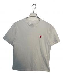 AMI Alexandre Mattiussi（アミアレクサンドルマテュッシ）の古着「AMI Alexandre Mattiussi 半袖カットソー」｜ホワイト