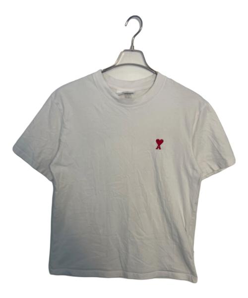 AMI Alexandre Mattiussi（アミアレクサンドルマテュッシ）AMI Alexandre Mattiussi (アミアレクサンドルマテュッシ) AMI Alexandre Mattiussi 半袖カットソー ホワイト サイズ:-の古着・服飾アイテム