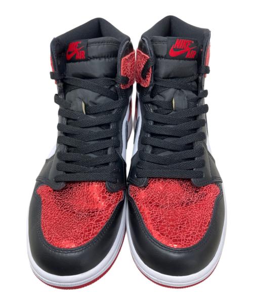 NIKE（ナイキ）NIKE (ナイキ) NIKE JORDAN BRAND WMNS AIR JORDAN 1 RETRO HI OG スニーカー レッド×ブラック×ホワイト サイズ:28㎝の古着・服飾アイテム